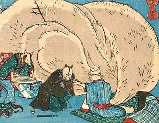 The Raccoon Scrotum Monster, and Other Awful Creatures from 1800s Japanese Artwork (NSFW)