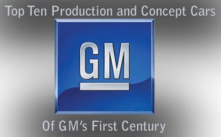 GM Presents Its Top Ten Production Cars and Top Ten Concept Cars
