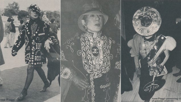 A Look Back at Some of Anna Piaggi's Most Extravagant Outfits