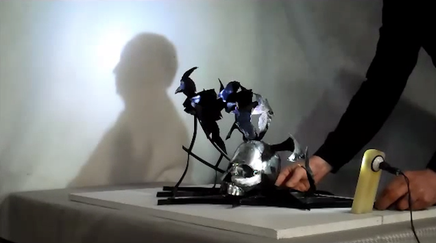 This Sculpture Of Birds Casts Alfred Hitchcock&#39;s Iconic Shadow