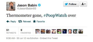 Jason Babin Was Cleared For An MRI Because He Finally Took A Shit