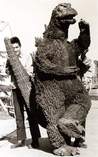 Behind-the-scenes Godzilla photos were charming, absolutely ridiculous