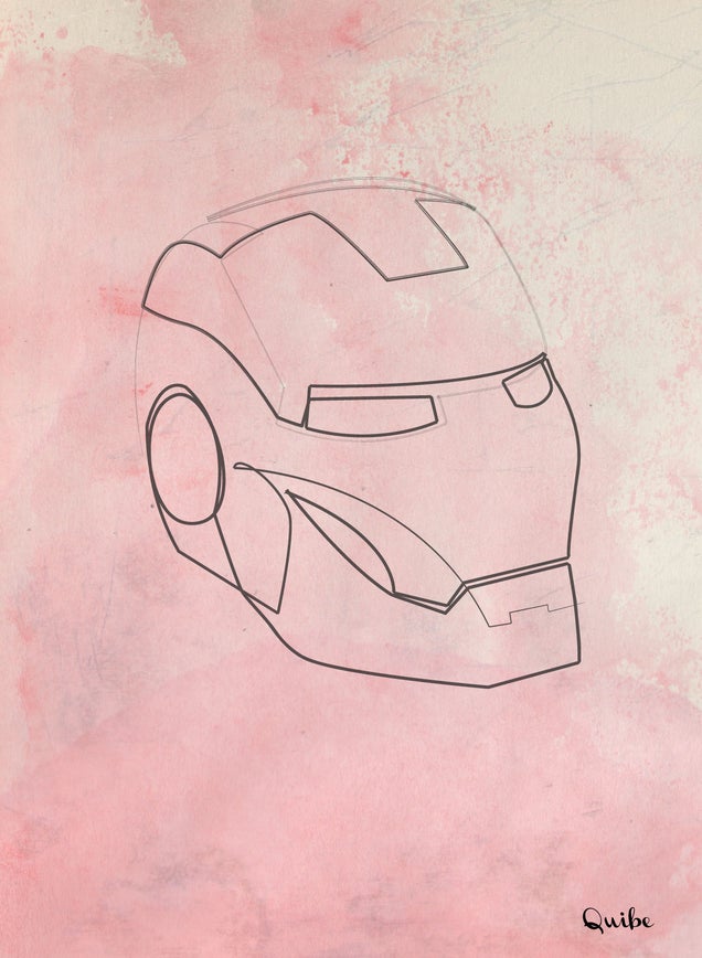 These one line sci-fi portraits are simply stunning