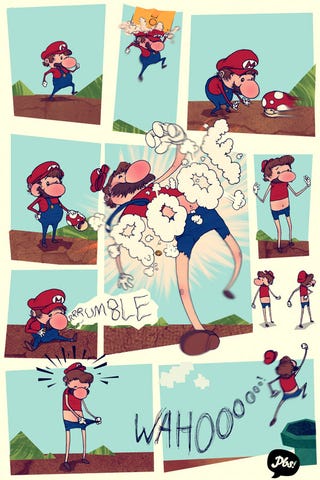 The Pros and Cons of a Portly Plumber Ingesting a Super Mushroom