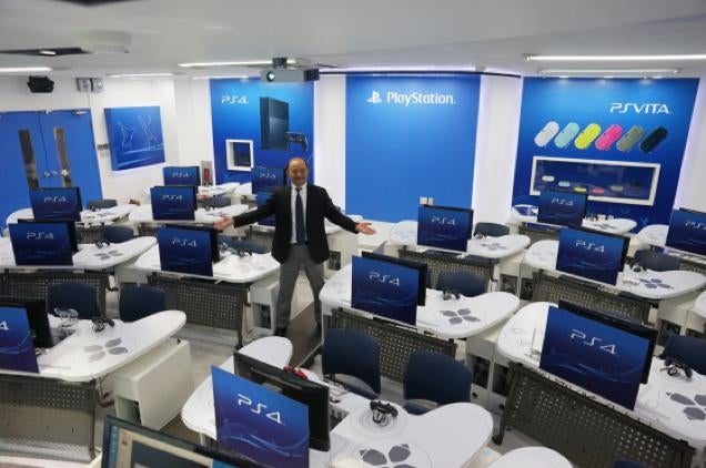 University's PlayStation Classroom has DualShock Desks