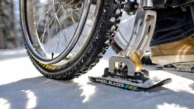Tiny Skis for Wheelchairs Tackle Snow With Ease