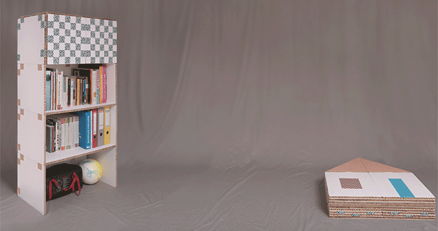 Create Whatever Furniture You Need With This Cardboard Building Set
