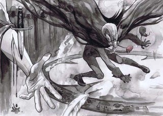 Concept art from the Sandman movie that never was