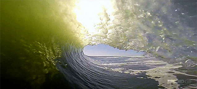 Surfing a never ending wave is