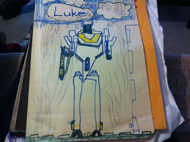 A Child's Sketchbook From the 1980s, Preserved For the 21st Century