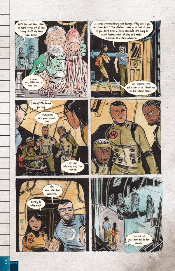 Diving Deep Into Dept. H, Matt and Sharlene Kindt's New Underwater Mystery Comic