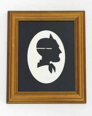 Victorian paper silhouettes of famous (and infamous) scifi characters