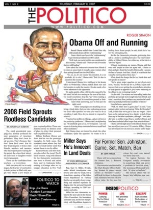'Politico' Will Expand, Save Political Journalism As We Know It