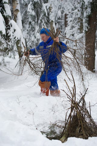 In Kazakhstan, cosmonauts must go through winter wilderness training to survive reentry
