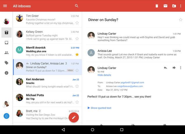 Finally, Gmail's Android App Can Show All Your Accounts In One Inbox