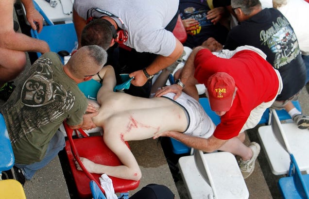 A Collection Of Photos From NASCAR's Wild Day At Daytona
