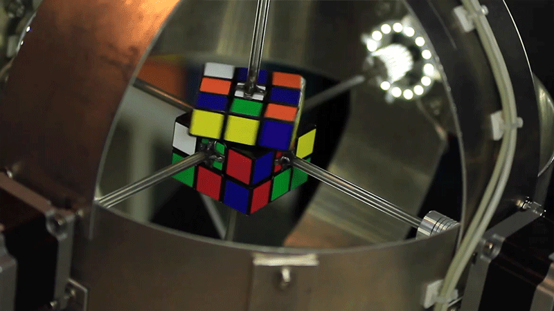 In Just 0.887 Seconds Another Machine Has Already Shattered the Rubik's Cube World Record