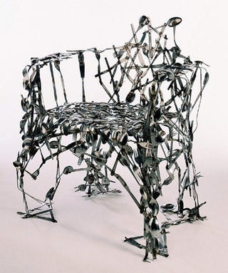British Designer Makes Insane Looking Chairs Out of Hard-To-Recycle Trash