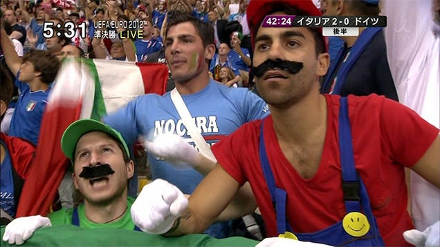 When You Have the Mario Bros. for Fans, You Cannot Lose at Euro Soccer