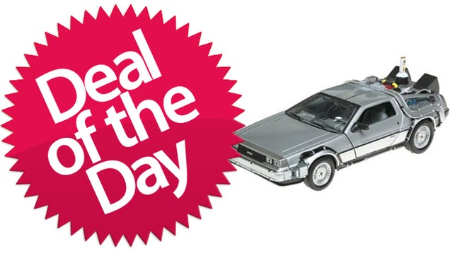 Back To The Future Delorean Diecast-Metal Replica Is Your Great-Scott Deal of the Day