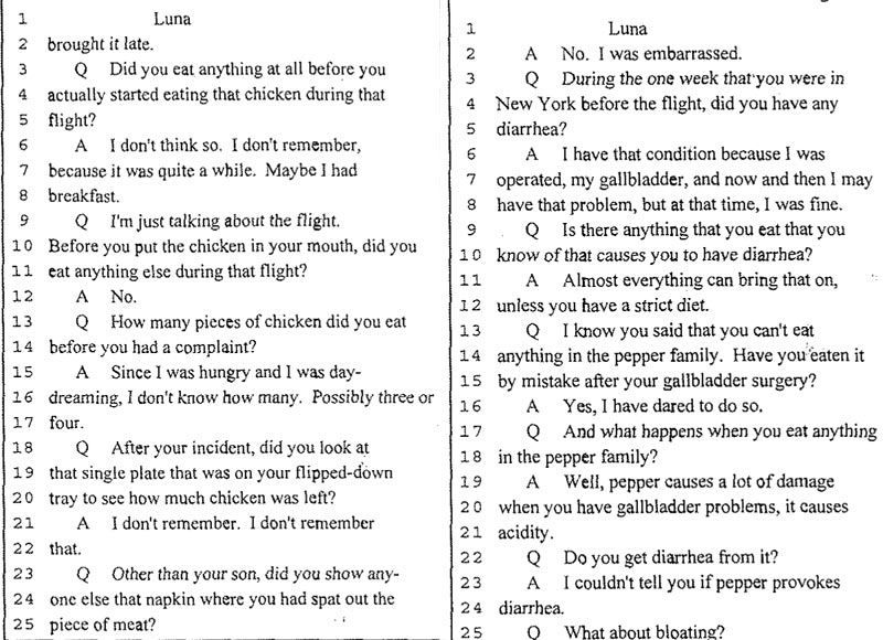 What Happens When You Sue an Airline For Putting a Lizard in Your Food?