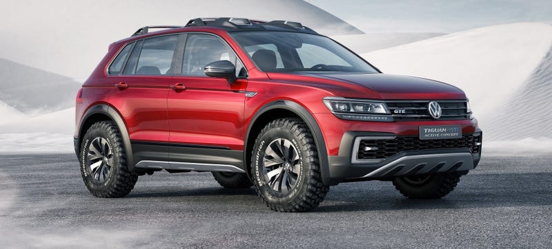 The Volkswagen Tiguan GTE Active Concept Looks Like It Could Kick Your Ass