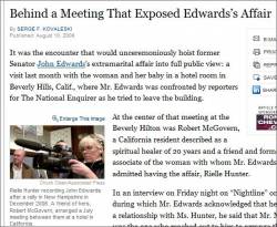 Times Takes Edwards Scandal Info From Blogger Without Credit