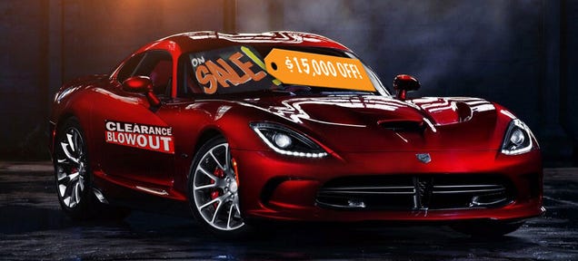 Dodge Viper Discounted By $15,000 Because Nobody Is Buying Them