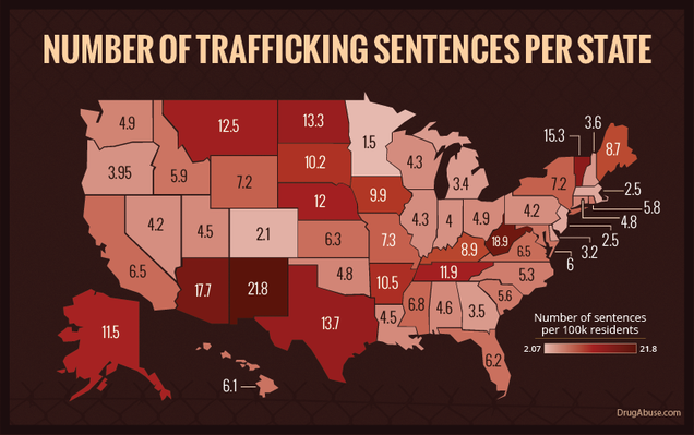 Everything You Need to Know About Drug Incarceration Rates Across the US