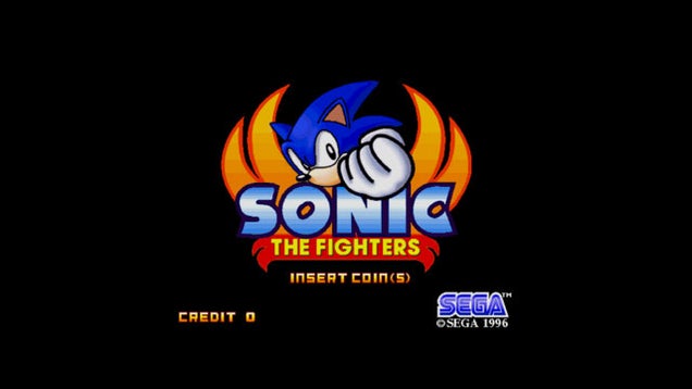 Um, Sega Once Made a Sonic Fighting Game