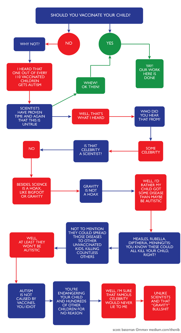 A Simple Flowchart to Help You Decide If You Should Vaccinate Your Child