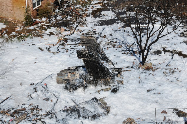 Aftermath Photos Of F-18 Crash Show How Lucky It Was Nobody Died