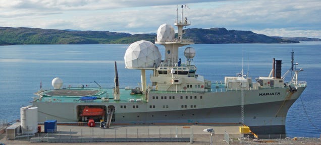 The Russian Military Despises This Strange Wedge Shaped Spy Ship