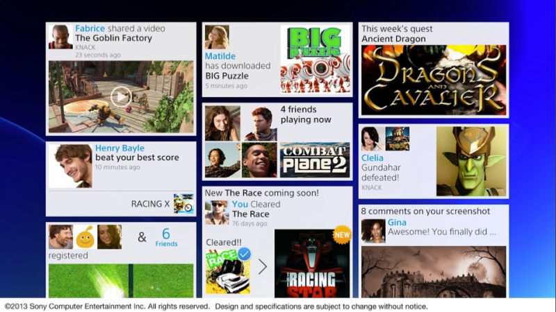 Get a Good Look at the PS4 User Interface