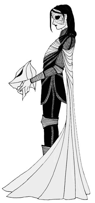 Beautiful black-and-white illustrations put a gothic spin on Game of Thrones