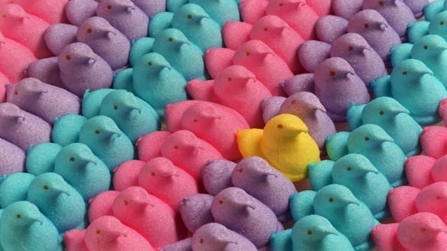 Here's What Happens When You Throw A Marshmallow Peep Out An Airlock