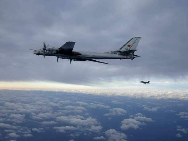 27 high tension photos of NATO jets intercepting Russian warplanes