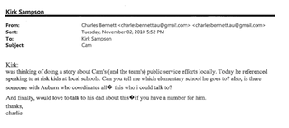 "Am I Sick? Are We All Sick?": Overwrought Things The Media Wrote To Auburn's PR Guy During Cam Newton's Wild 2010 Season