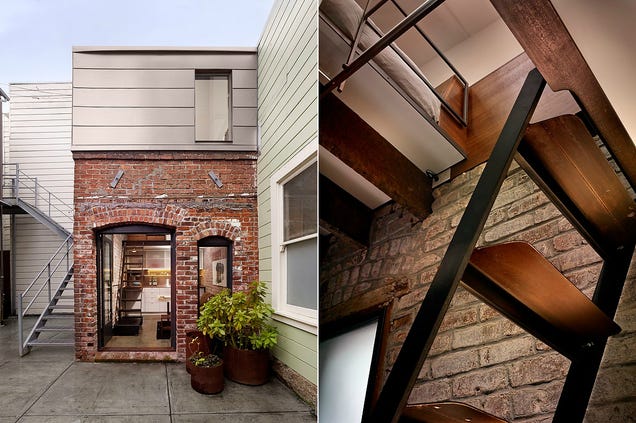 There's an Entire House Crammed Into This Tiny 98-Year-Old Boiler Room