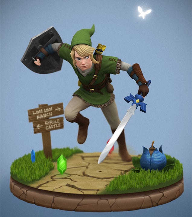 Maybe an HD Zelda Game Could Look Like This?