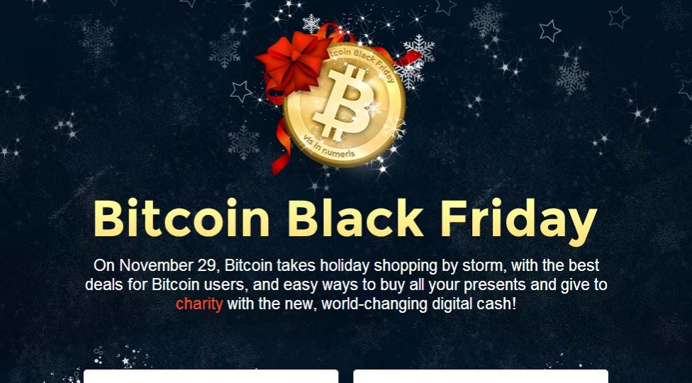 black friday bitcoin sale