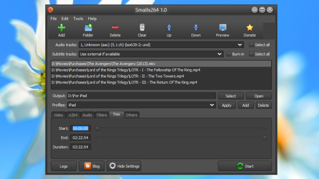 Smallx264 Transcodes Videos In Batch With Handbrake