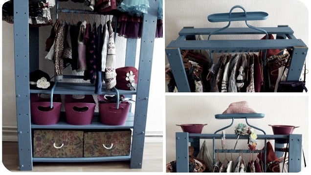 This DIY Mini Closet Saves Space, Is Made from IKEA Parts