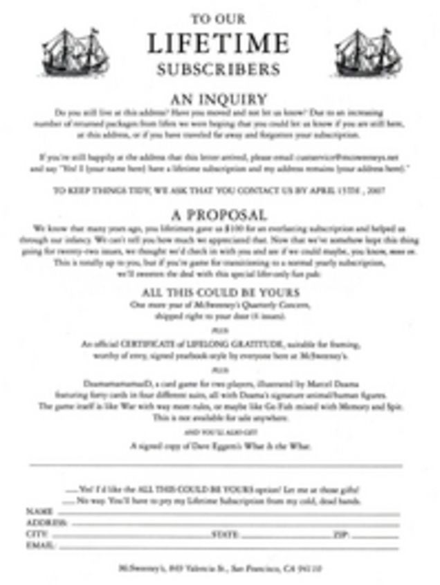 Dave Eggers Desperate To Welsh On Bad Bet