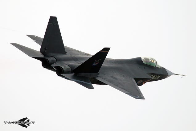 Amazing Photos Of China's Newest Stealth Jet Show Growing Air Might