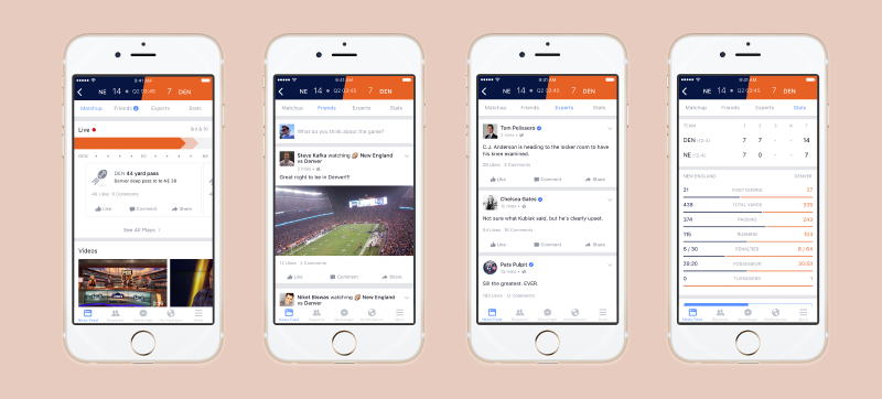 La nueva sección de Facebook te muestra los resultados deportivos al instante