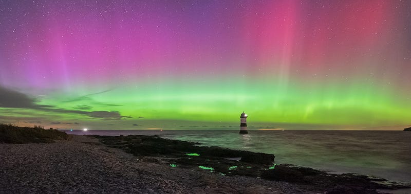 Rare Glimpse of Aurora Borealis Spotted in Southern England Last Night