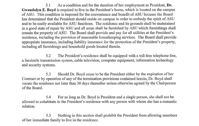 College President Contractually Barred From Booty Calls