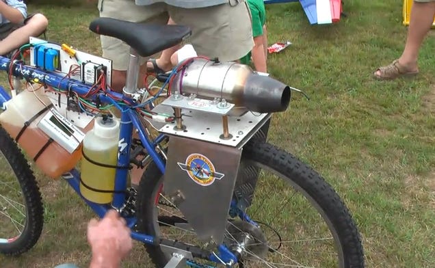 jet powered bicycle