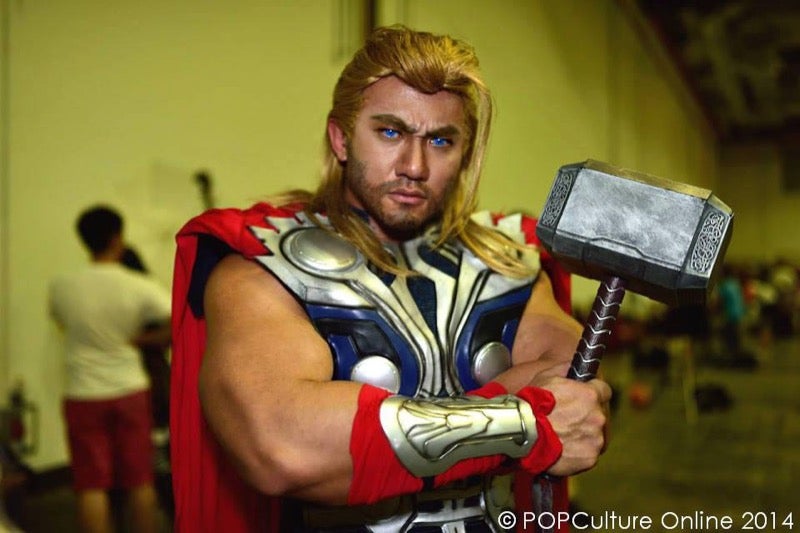 Enormous Muscles Sure Help with Cosplay